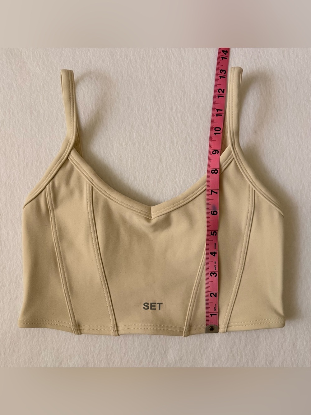 Set Active x Aimee Song LUXFORM Song Bra Crema Size M - Picture 2 of 6